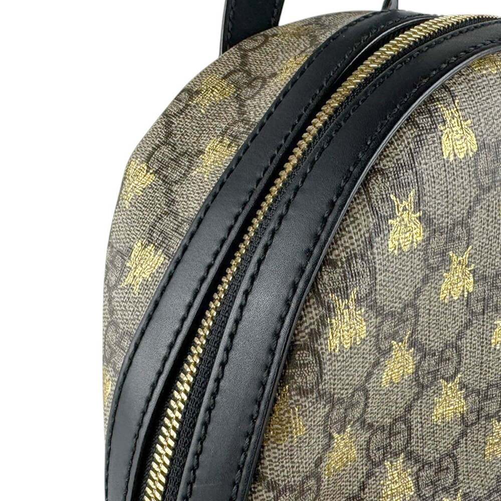 GUCCI Black Canvas Backpack - Picture 6 of 15